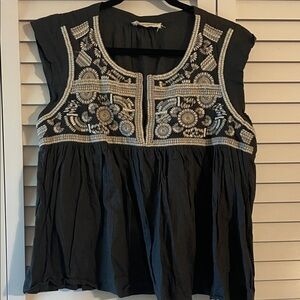 Lucky Brand Embroidered Top